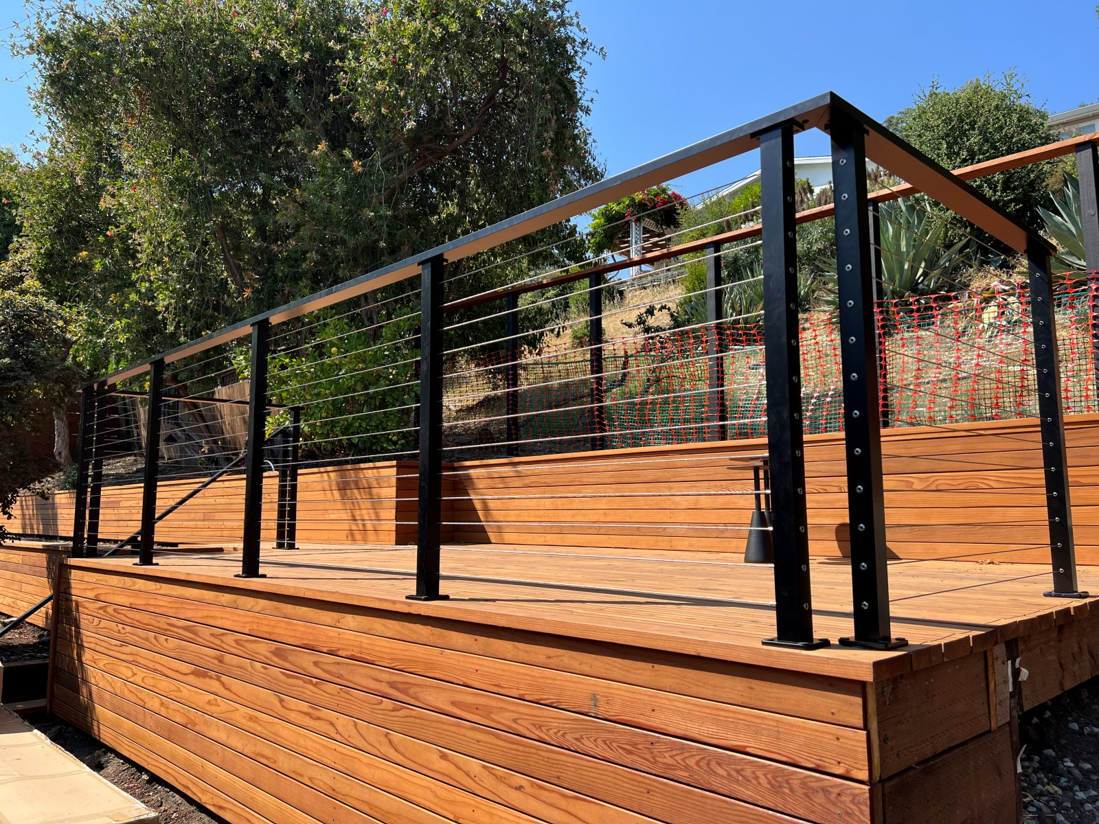 San Rafael cable railing by Bay Area Railings
